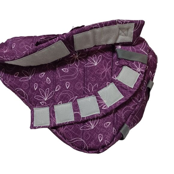 Purple Hearts and Flowers JWorld New York Sling Backpack Duracelte - Picture 6 of 8